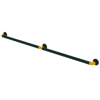 Gridiron Collection Extended 3 Post Grab Bar Green Bay Edition