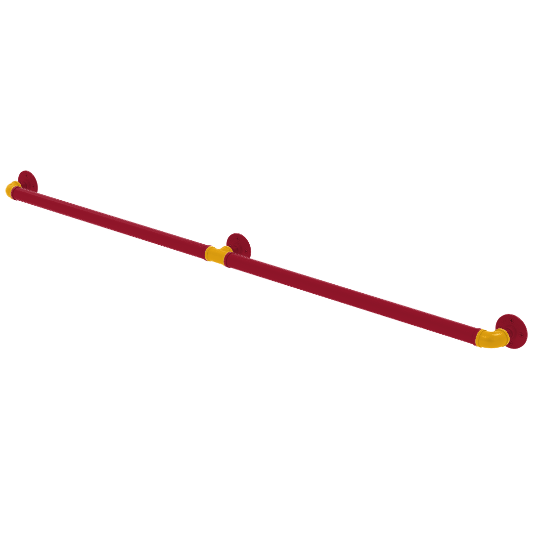Gridiron Collection Extended 3 Post Grab Bar Kansas City Edition