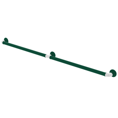Gridiron Collection Extended 3 Post Grab Bar New York Green and White Edition