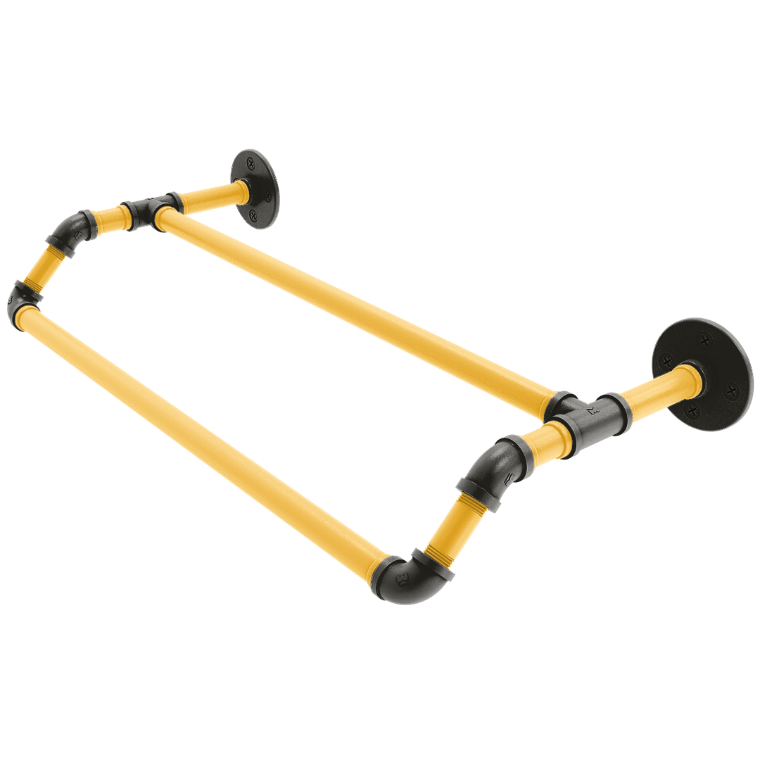 Diamond Collection Double Towel Bar Pittsburgh Edition