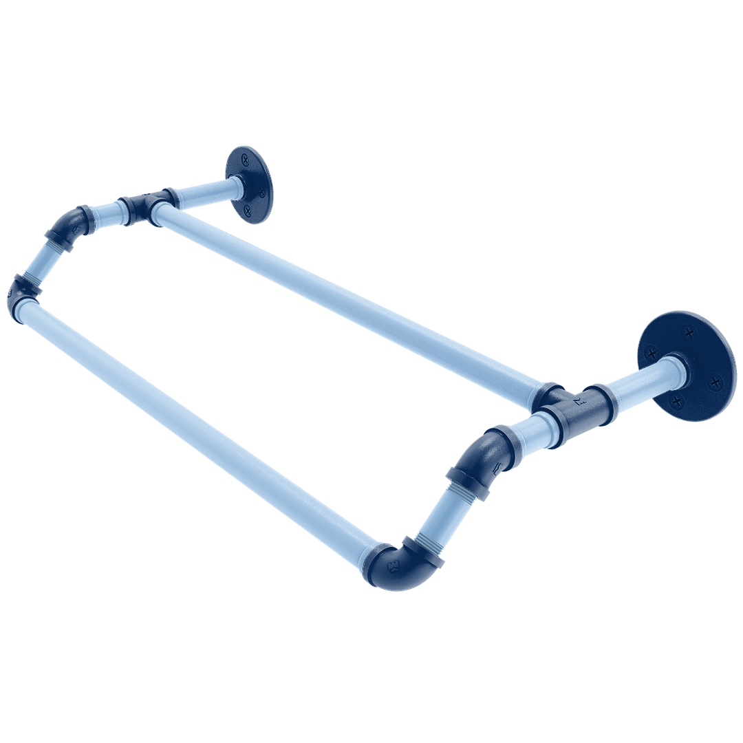 Diamond Collection Double Towel Bar Tampa Bay Edition