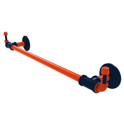 Diamond Collection Towel Bar with Integrated Hooks Detroit Edition