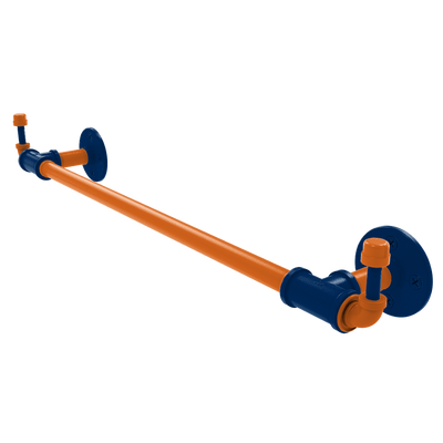 Diamond Collection Towel Bar with Integrated Hooks Houston Edition