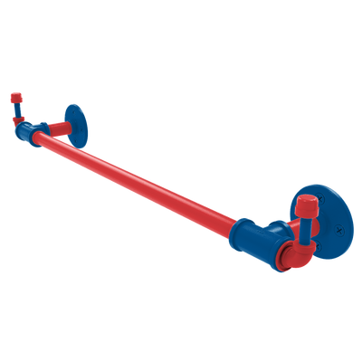 Diamond Collection Towel Bar with Integrated Hooks Los Angeles Chavez Ravine Edition