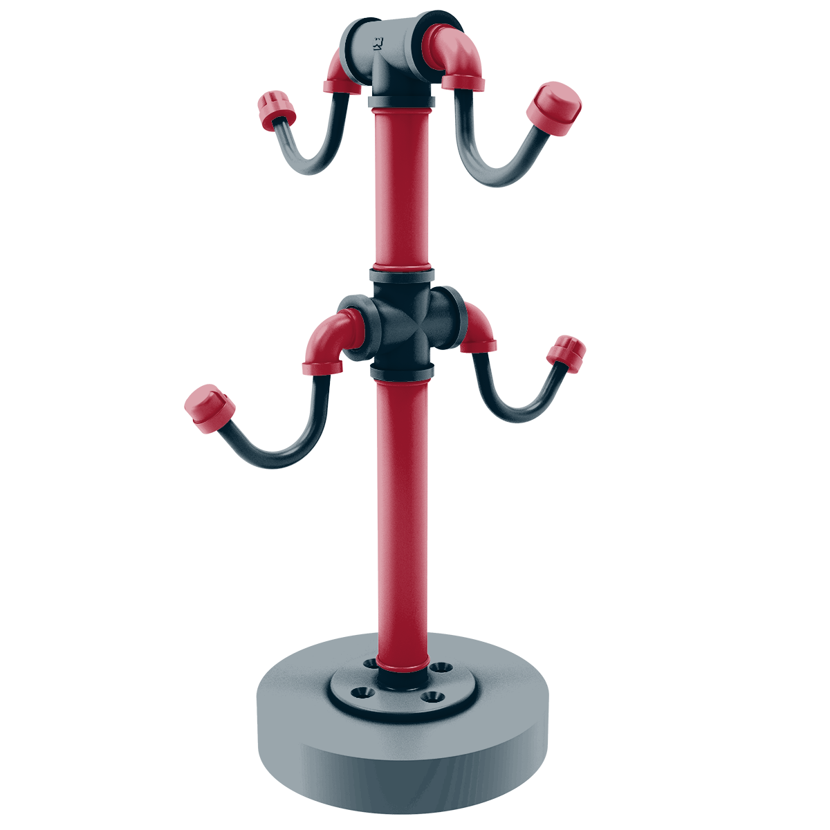 Gridiron Collection Countertop 4 Coffee Mug Holder Houston Edition