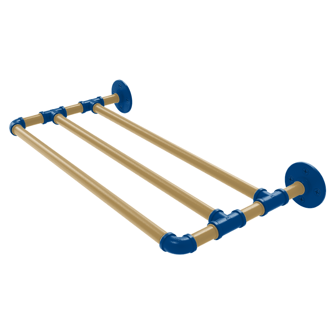 Diamond Collection Wall Mounted Towel Shelf Kansas City Edition