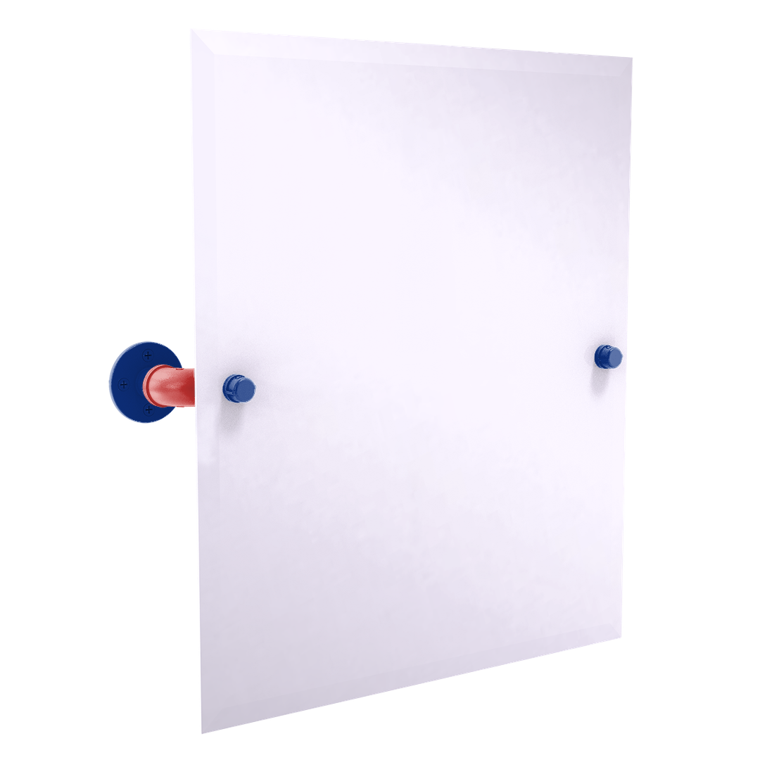 Diamond Collection Frameless Rectangular Wall Mounted Tilt Mirror Chicago North Side Edition