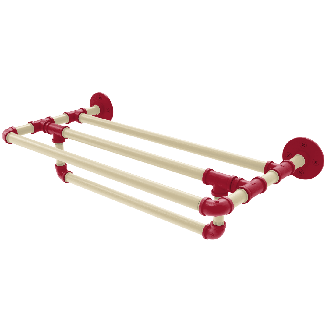 Diamond Collection Wall Mounted Towel Shelf with Towel Bar Arizona Edition
