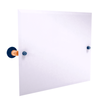 Diamond Collection Landscape Rectangular Wall Mounted Tilt Mirror Houston Edition