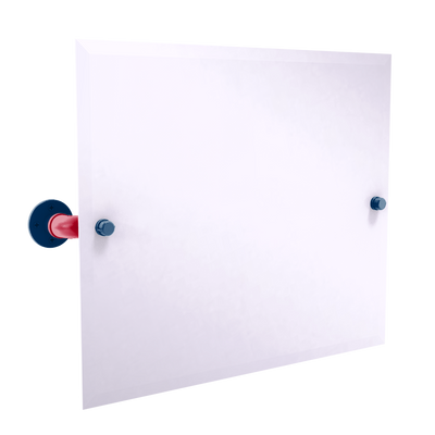 Diamond Collection Landscape Rectangular Wall Mounted Tilt Mirror Los Angeles Big A Edition