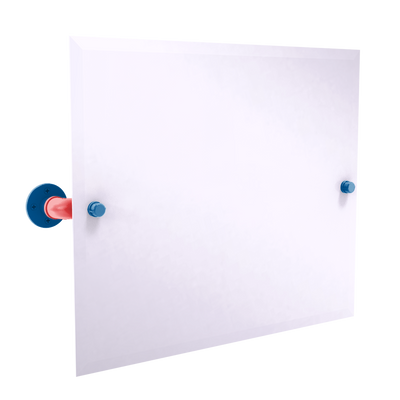 Diamond Collection Landscape Rectangular Wall Mounted Tilt Mirror Los Angeles Chavez Ravine Edition