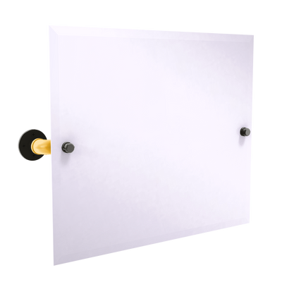Diamond Collection Landscape Rectangular Wall Mounted Tilt Mirror Pittsburgh Edition