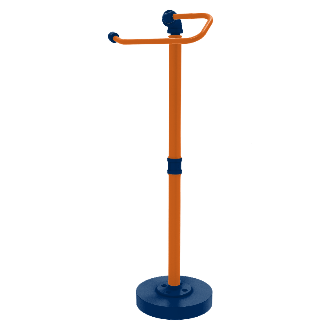 Diamond Collection Freestanding Euro Style Toilet Tissue Stand Houston Edition
