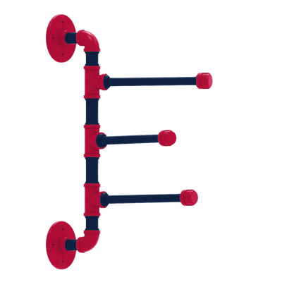 Diamond 3 Swing Arm Vertical Towel Bar Atlanta Edition