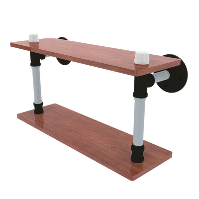 Diamond Collection Wood Double Shelf Chicago South Side Edition