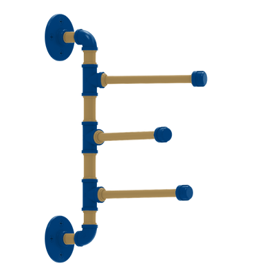 Diamond 3 Swing Arm Vertical Towel Bar Kansas City Edition