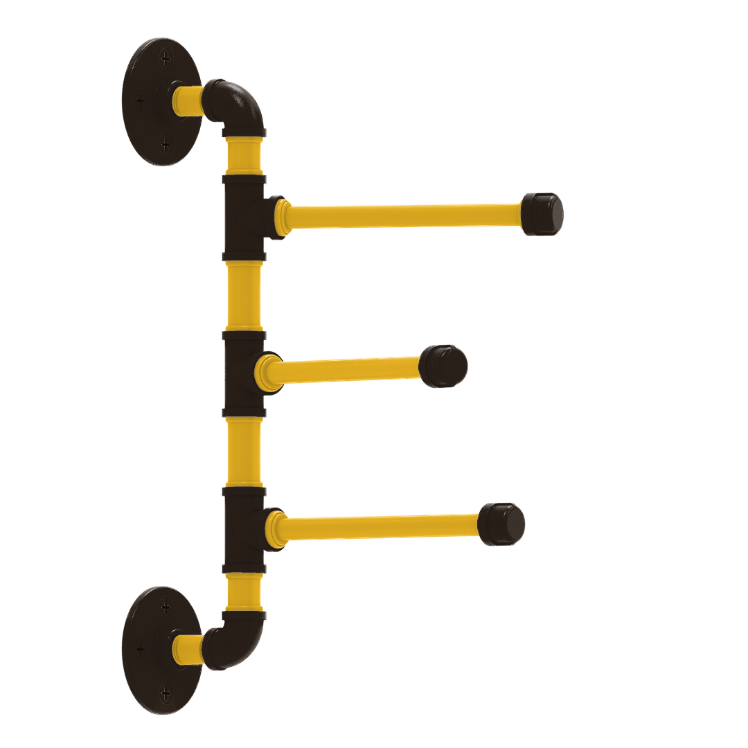 Diamond 3 Swing Arm Vertical Towel Bar San Diego Edition