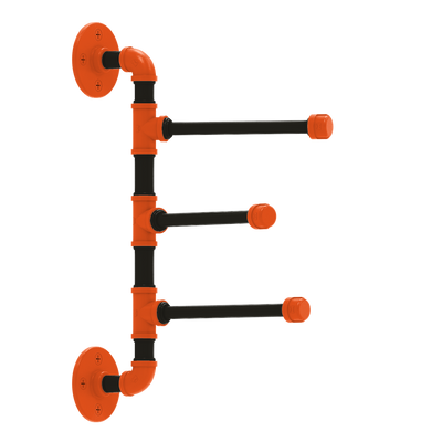 Diamond 3 Swing Arm Vertical Towel Bar San Francisco Edition