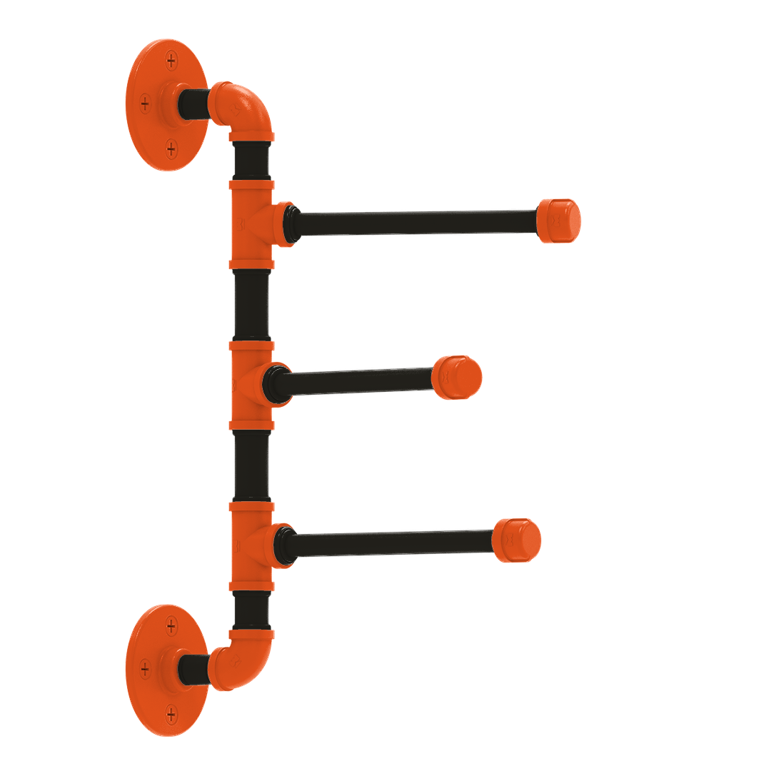 Diamond 3 Swing Arm Vertical Towel Bar San Francisco Edition