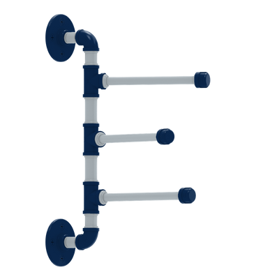 Diamond 3 Swing Arm Vertical Towel Bar Seattle Edition