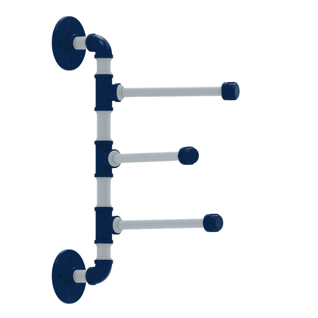 Diamond 3 Swing Arm Vertical Towel Bar Seattle Edition