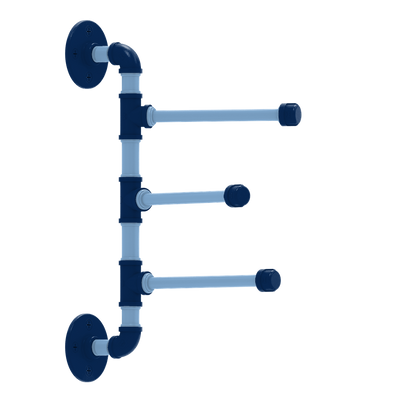 Diamond 3 Swing Arm Vertical Towel Bar Tampa Bay Edition