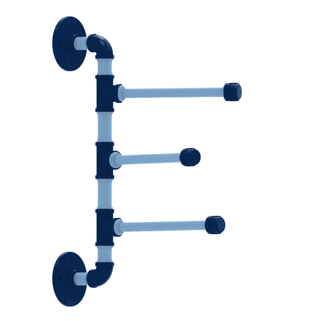 Diamond 3 Swing Arm Vertical Towel Bar Tampa Bay Edition