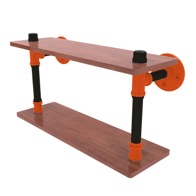 Diamond Collection Wood Double Shelf San Francisco Edition