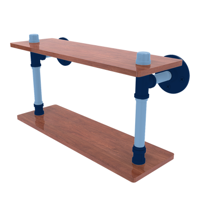 Diamond Collection Wood Double Shelf Tampa Bay Edition