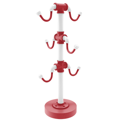 Diamond Collection Countertop 6 Coffee Mug Holder Boston Edition
