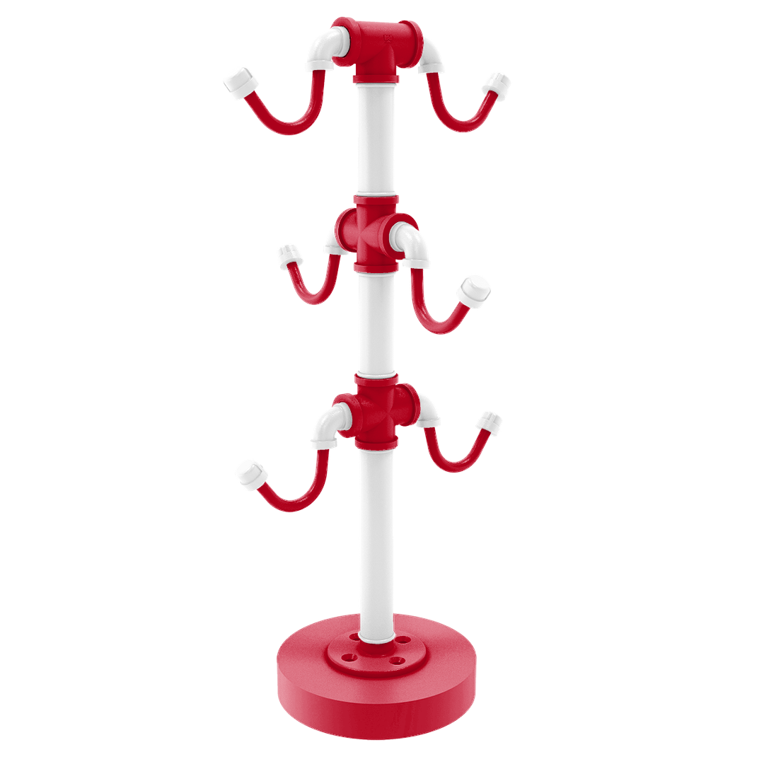 Diamond Collection Countertop 6 Coffee Mug Holder Cincinnati Edition