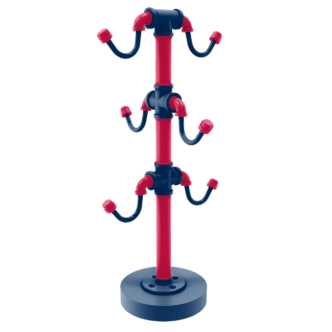 Diamond Collection Countertop 6 Coffee Mug Holder Minnesota Edition