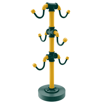 Diamond Collection Countertop 6 Coffee Mug Holder Oakland Edition