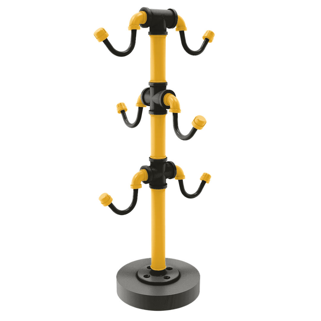 Diamond Collection Countertop 6 Coffee Mug Holder Pittsburgh Edition