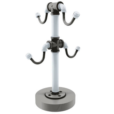 Diamond Collection Countertop 4 Coffee Mug Holder Chicago South Side Edition