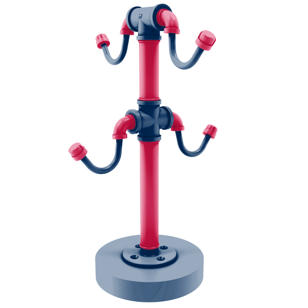 Diamond Collection Countertop 4 Coffee Mug Holder Minnesota Edition