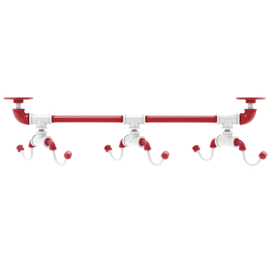 Diamond Collection Under Cabinet 6 Coffee Mug Rack Boston Edition