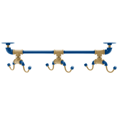 Diamond Collection Under Cabinet 6 Coffee Mug Rack Kansas City Edition