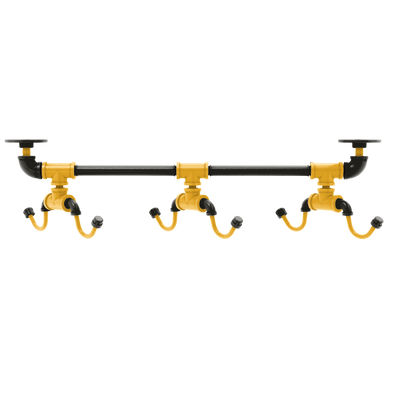 Diamond Collection Under Cabinet 6 Coffee Mug Rack Pittsburgh Edition