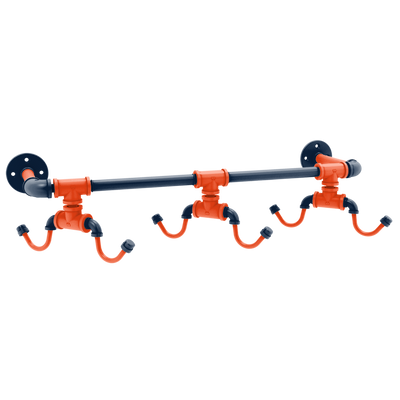 Diamond Collection Wall Mounted 6 Coffee Mug Rack Detroit Edition