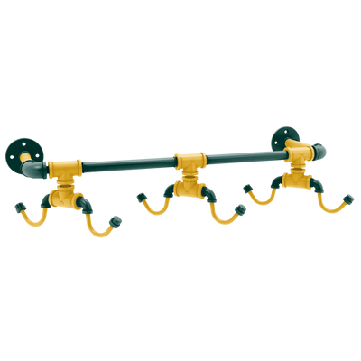 Diamond Collection Wall Mounted 6 Coffee Mug Rack Oakland Edition