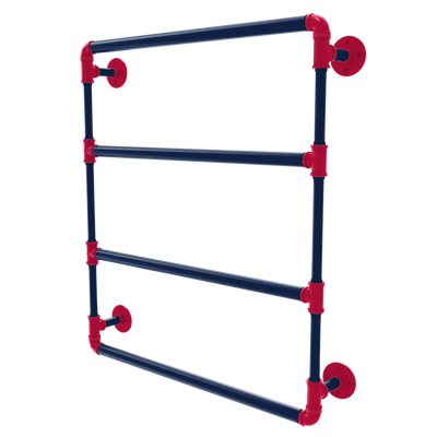 Diamond Collection Wall Mounted Ladder Towel Bar Atlanta Edition