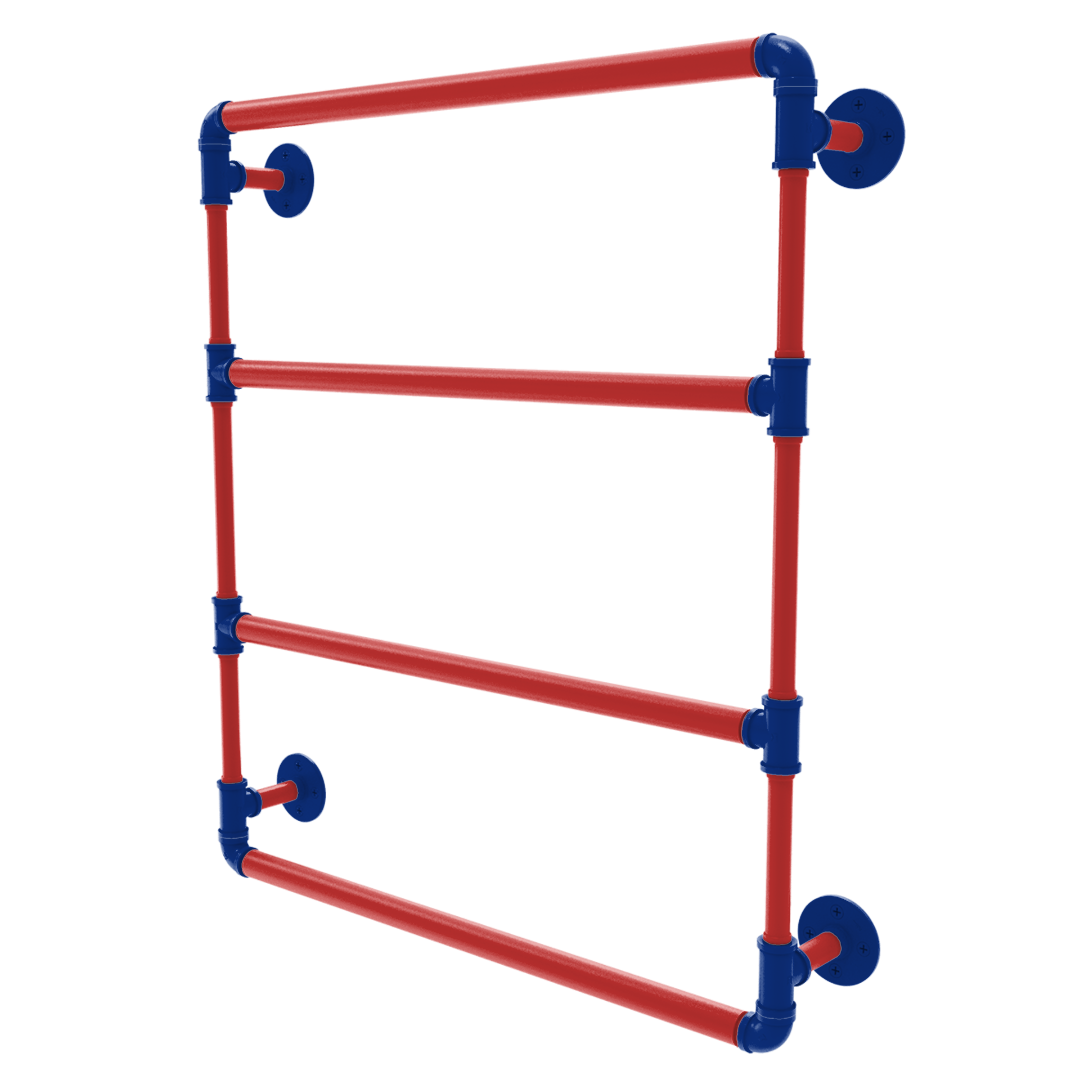 Diamond Collection Wall Mounted Ladder Towel Bar Chicago North Side Edition