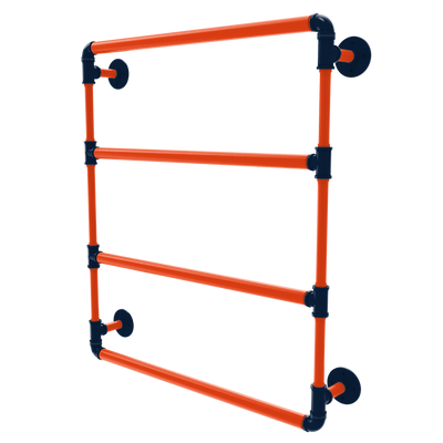 Diamond Collection Wall Mounted Ladder Towel Bar Detroit Edition