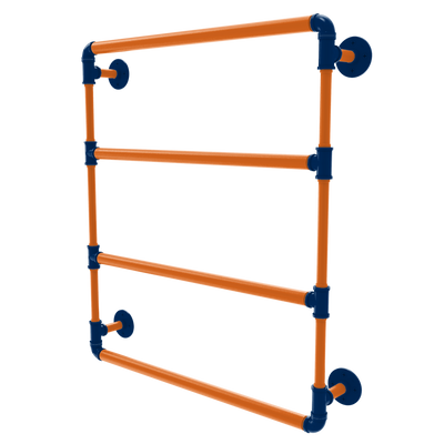 Diamond Collection Wall Mounted Ladder Towel Bar Houston Edition
