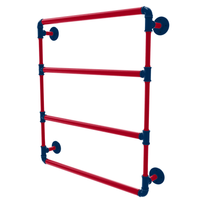 Diamond Collection Wall Mounted Ladder Towel Bar Los Angeles Big A Edition