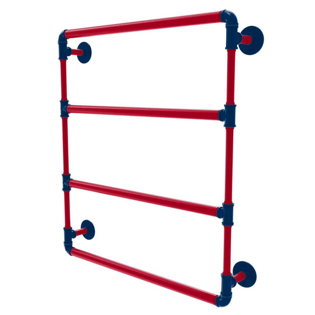 Diamond Collection Wall Mounted Ladder Towel Bar Los Angeles Big A Edition
