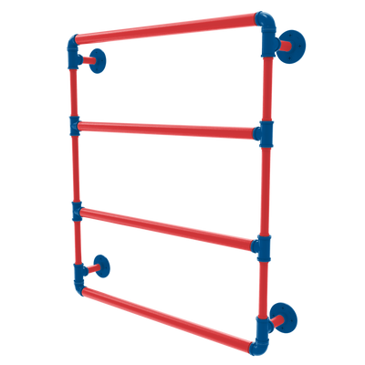 Diamond Collection Wall Mounted Ladder Towel Bar Los Angeles Chavez Ravine Edition
