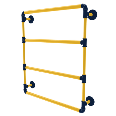 Diamond Collection Wall Mounted Ladder Towel Bar Milwaukee Edition