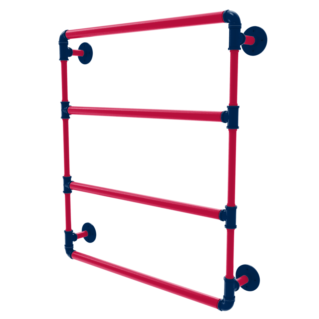 Diamond Collection Wall Mounted Ladder Towel Bar Minnesota Edition